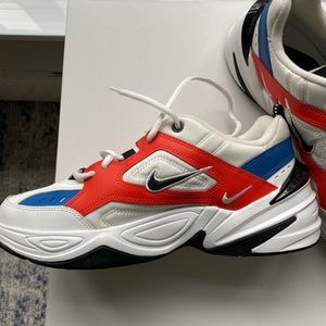 Nike women’s M2K Tekno White Black Orange